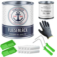 Farbe inkl. Roller &amp; Verdünnung
